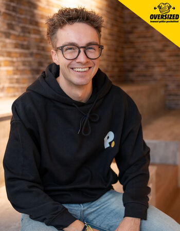 #bebold Hoodie schwarz Miniaturansicht