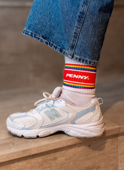 #teambunt Socken weiß Miniaturansicht